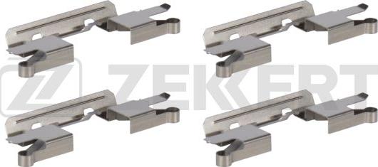 Zekkert BR-1492 - Set accesorii, placute frana aaoparts.ro