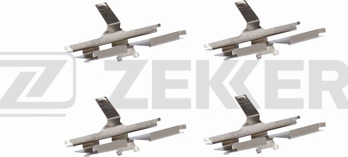 Zekkert BR-1481 - Set accesorii, placute frana aaoparts.ro