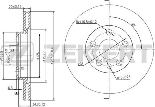 Alanko 10305035 - Disc frana aaoparts.ro