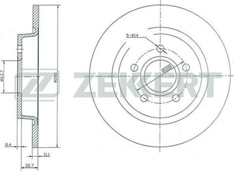 BOSCH 0 986 479 691 - Disc frana aaoparts.ro