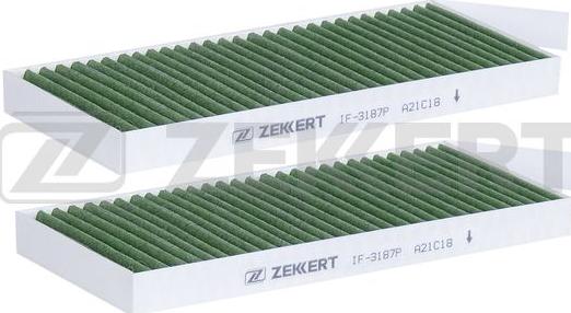 Zekkert IF-3187P - Filtru, aer habitaclu aaoparts.ro