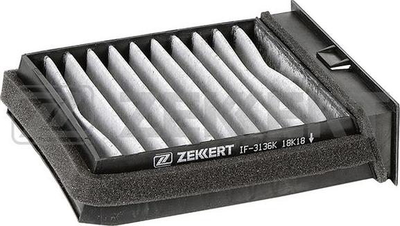 Zekkert IF-3136K - Filtru, aer habitaclu aaoparts.ro