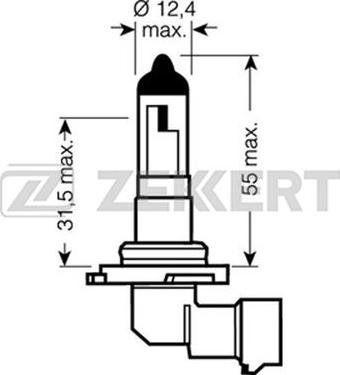 Zekkert LP-1136 - Bec, far faza lunga aaoparts.ro