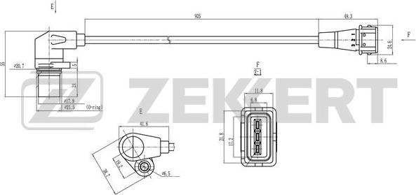 Zekkert SE-4063 - Senzor impulsuri, arbore cotit aaoparts.ro