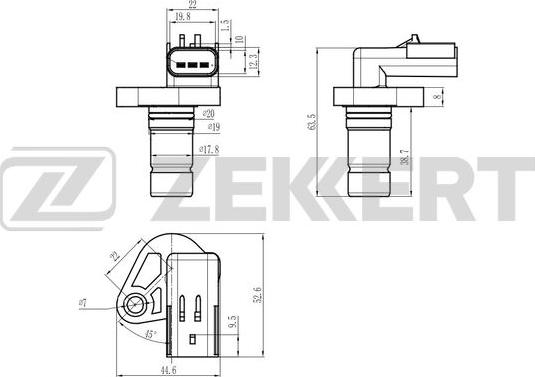 Zekkert SE-4128 - Senzor impulsuri, arbore cotit aaoparts.ro