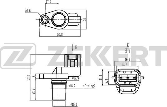 Zekkert SE-5012 - Senzor,pozitie ax cu came aaoparts.ro