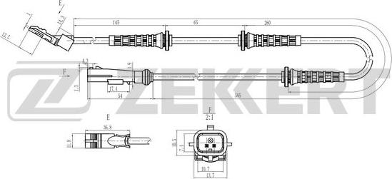 Zekkert SE-6179 - Senzor,turatie roata aaoparts.ro