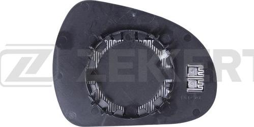Zekkert SP-1106 - Sticla oglinda, oglinda retrovizoare exterioara aaoparts.ro
