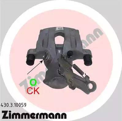 Zimmermann 430.3.10059 - Etrier frana aaoparts.ro