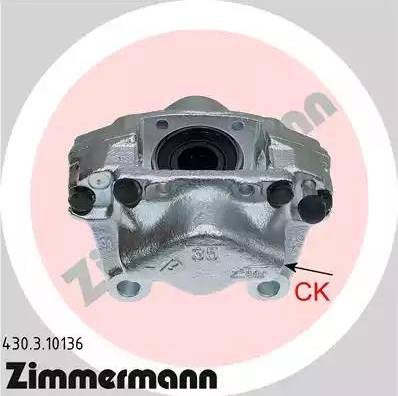 Zimmermann 430.3.10136 - Etrier frana aaoparts.ro