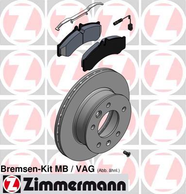Zimmermann 640.4310.00 - Set frana, frana disc aaoparts.ro