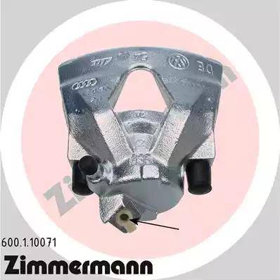 Zimmermann 600.1.10071 - Etrier frana aaoparts.ro
