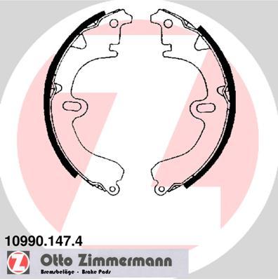 Zimmermann 10990.147.4 - Set saboti frana aaoparts.ro