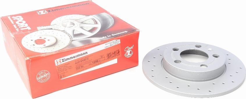 Zimmermann 100.1248.52 - Disc frana aaoparts.ro