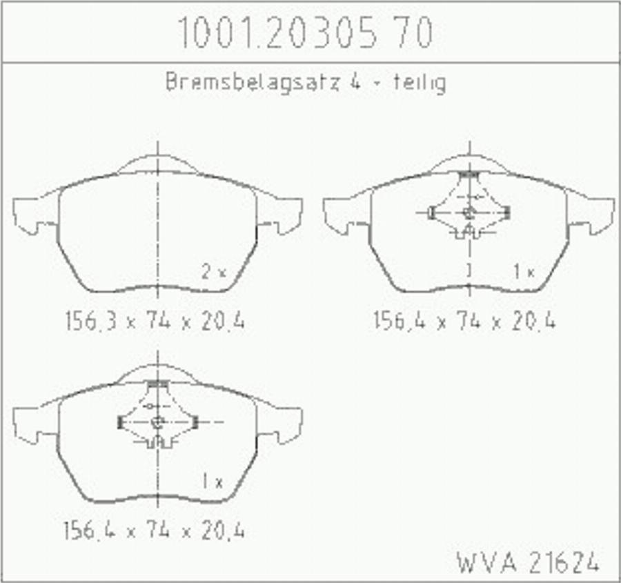 Zimmermann 10012030570 - Set placute frana,frana disc aaoparts.ro