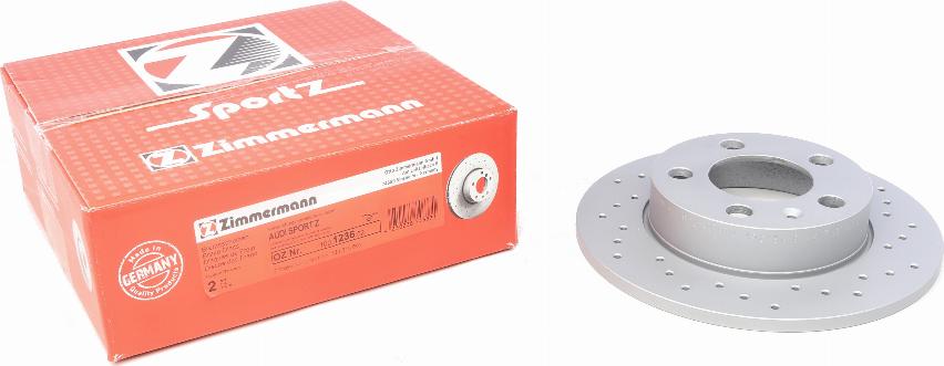 Zimmermann 100.1236.52 - Disc frana aaoparts.ro