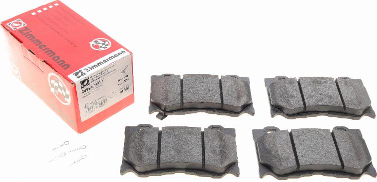 Zimmermann 24994.160.1 - Set placute frana,frana disc aaoparts.ro