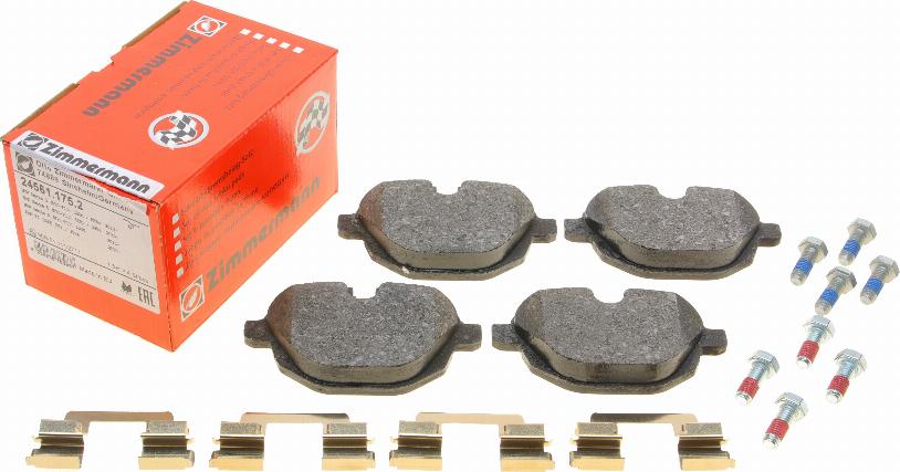 Zimmermann 24561.175.2 - Set placute frana,frana disc aaoparts.ro