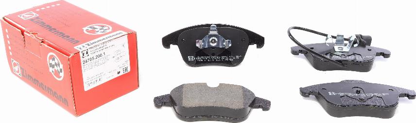 Zimmermann 24705.200.1 - Set placute frana,frana disc aaoparts.ro