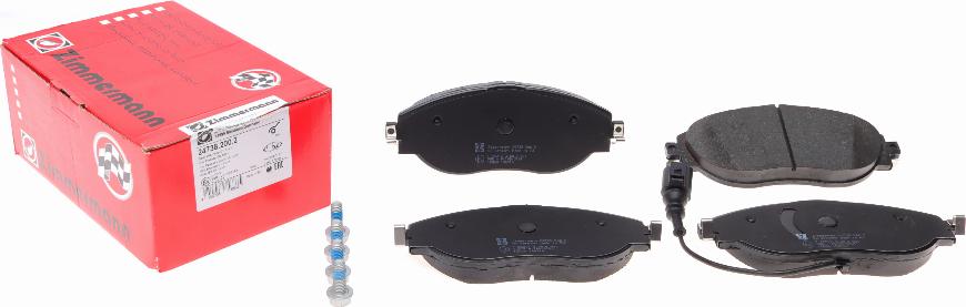 Zimmermann 24738.200.2 - Set placute frana,frana disc aaoparts.ro
