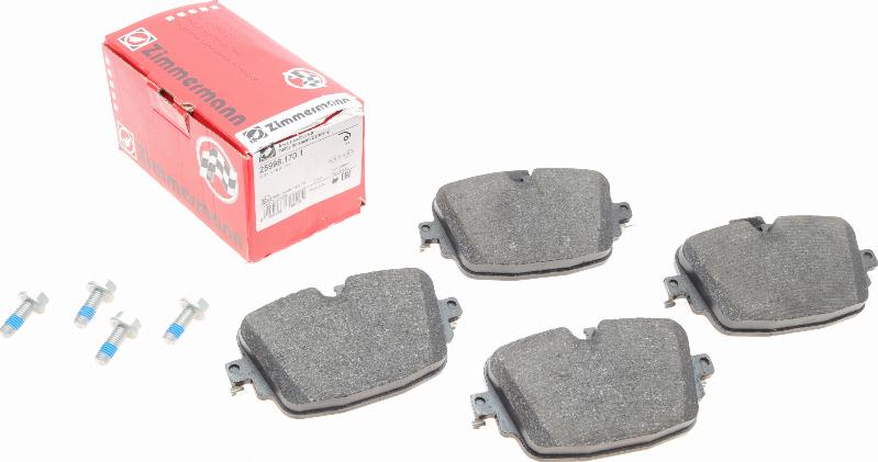Zimmermann 25998.170.1 - Set placute frana,frana disc aaoparts.ro