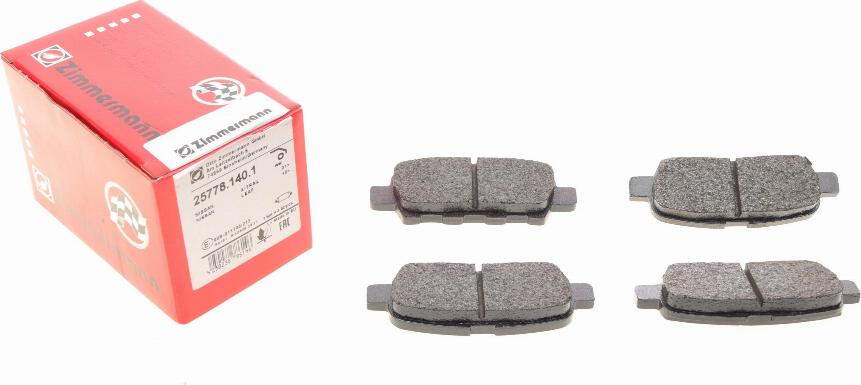 Zimmermann 25778.140.1 - Set placute frana,frana disc aaoparts.ro