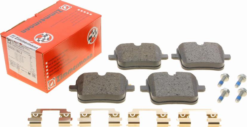 Zimmermann 22039.180.2 - Set placute frana,frana disc aaoparts.ro