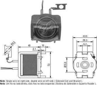 ZM ZM 1-421 - Solenoid, electromotor aaoparts.ro