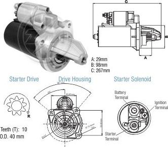 ZM ZM 80.132.03 - Starter aaoparts.ro