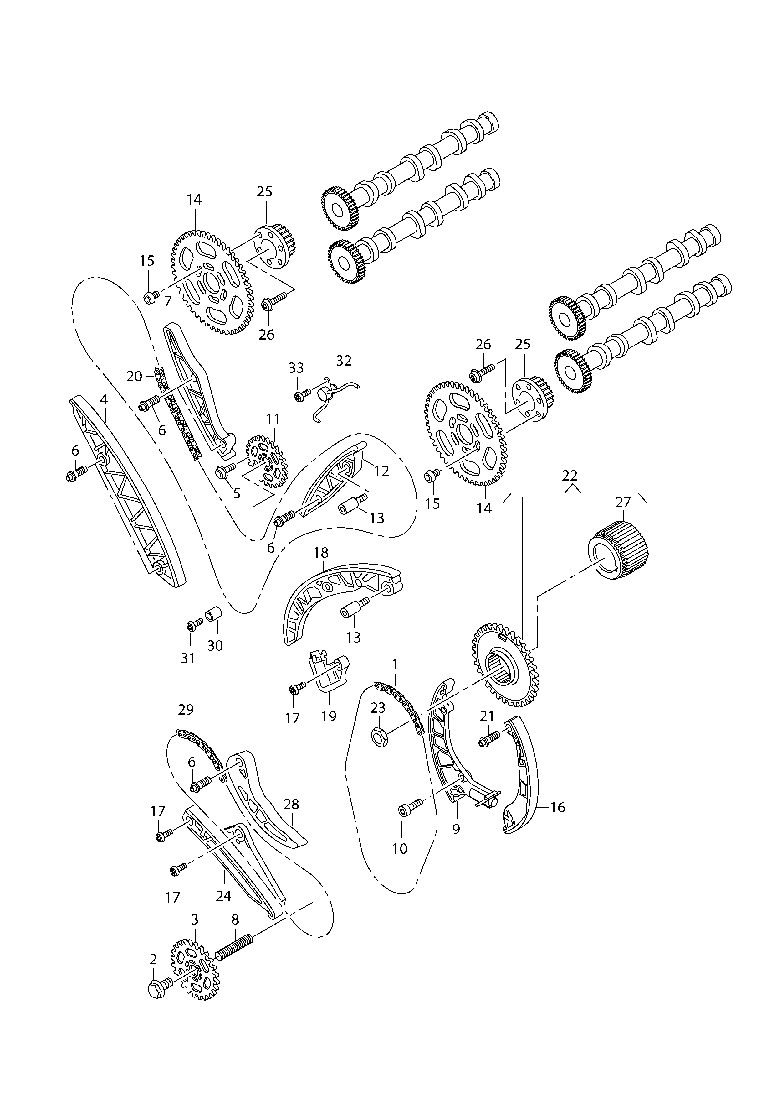 FEBI Bilstein 46268 - Lant, angrenare pompa ulei aaoparts.ro