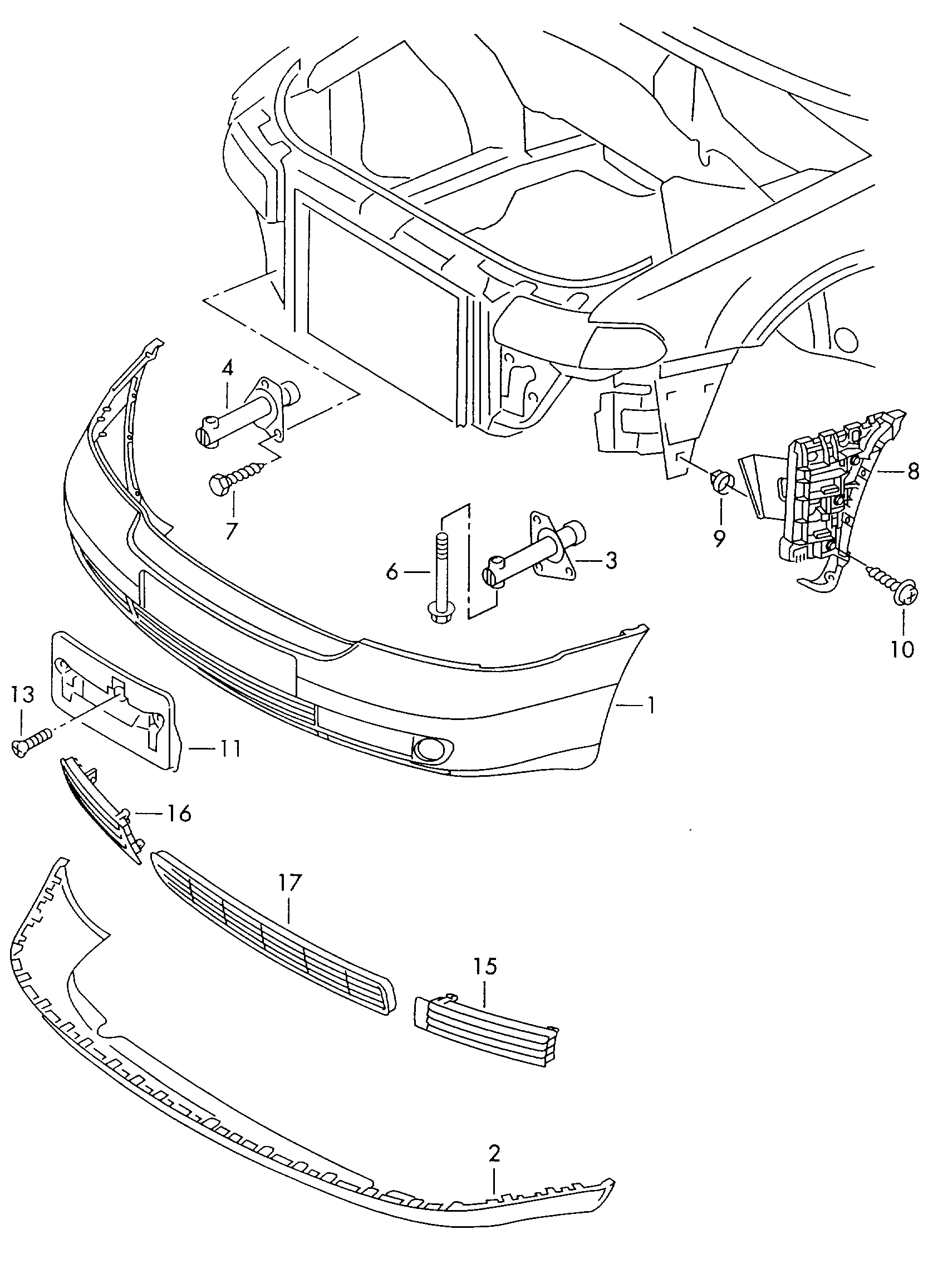 Polcar 132527-1 - Grila ventilatie, bara protectie aaoparts.ro