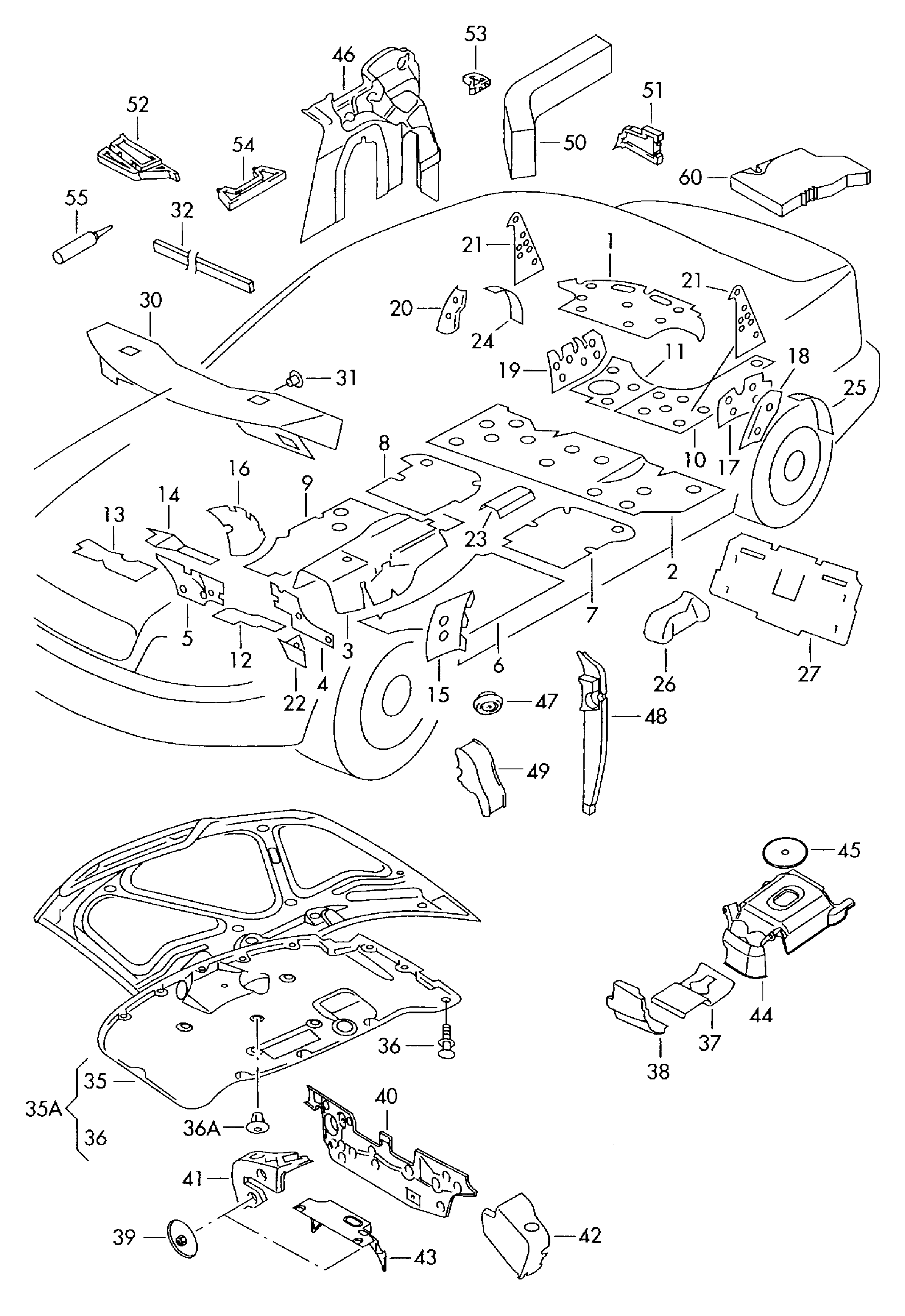 AIC 57104 - Material amortizare zgomot, nisa motor aaoparts.ro