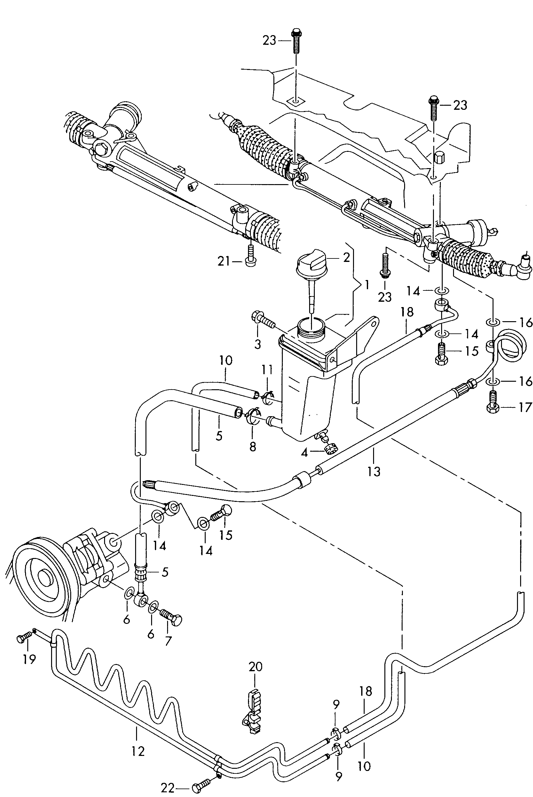 Kamoka 7721002 - Rezervor, ulei hidraulic servo-directie aaoparts.ro