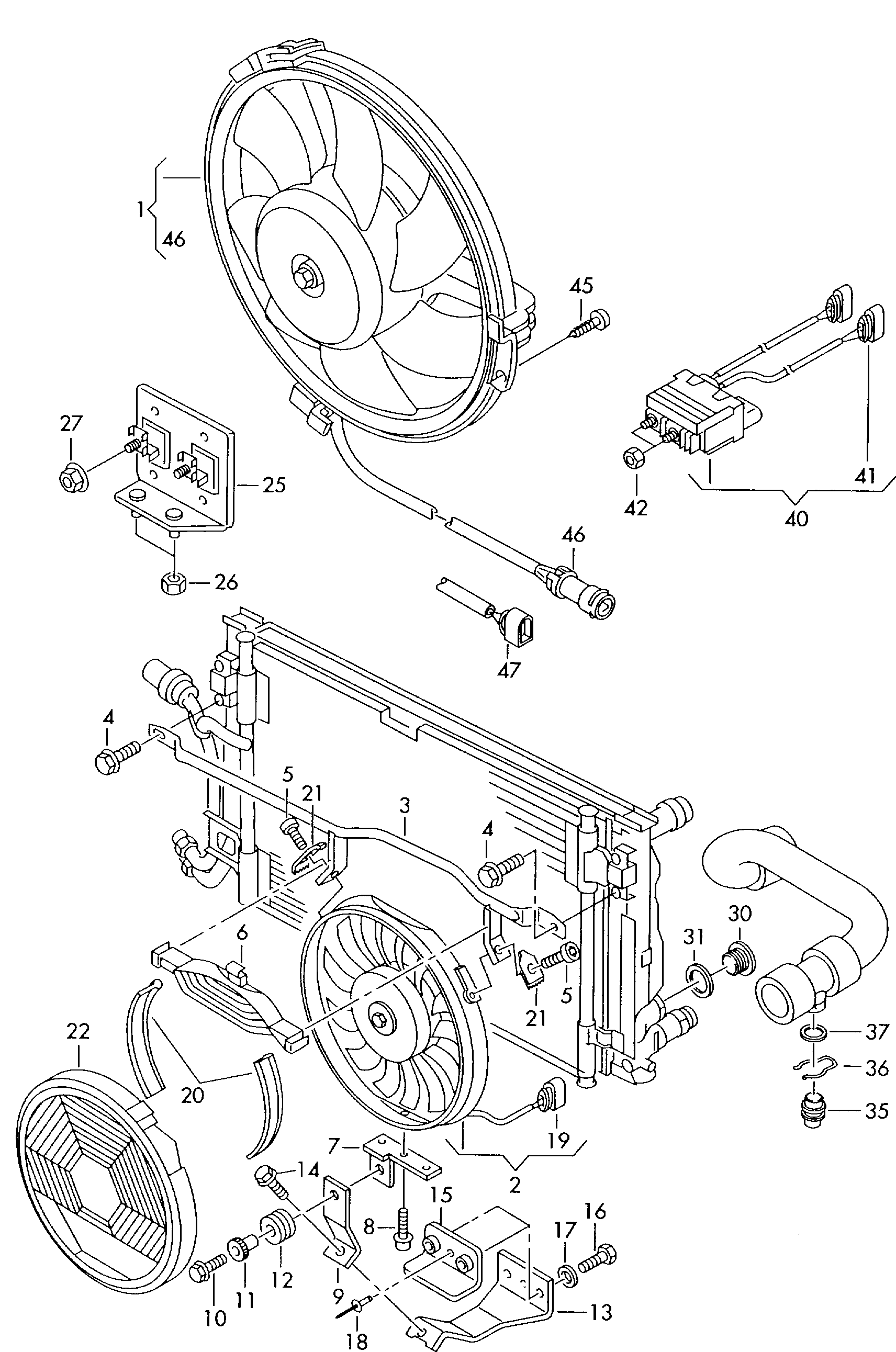 Topran 107 722 - Ventilator, radiator aaoparts.ro