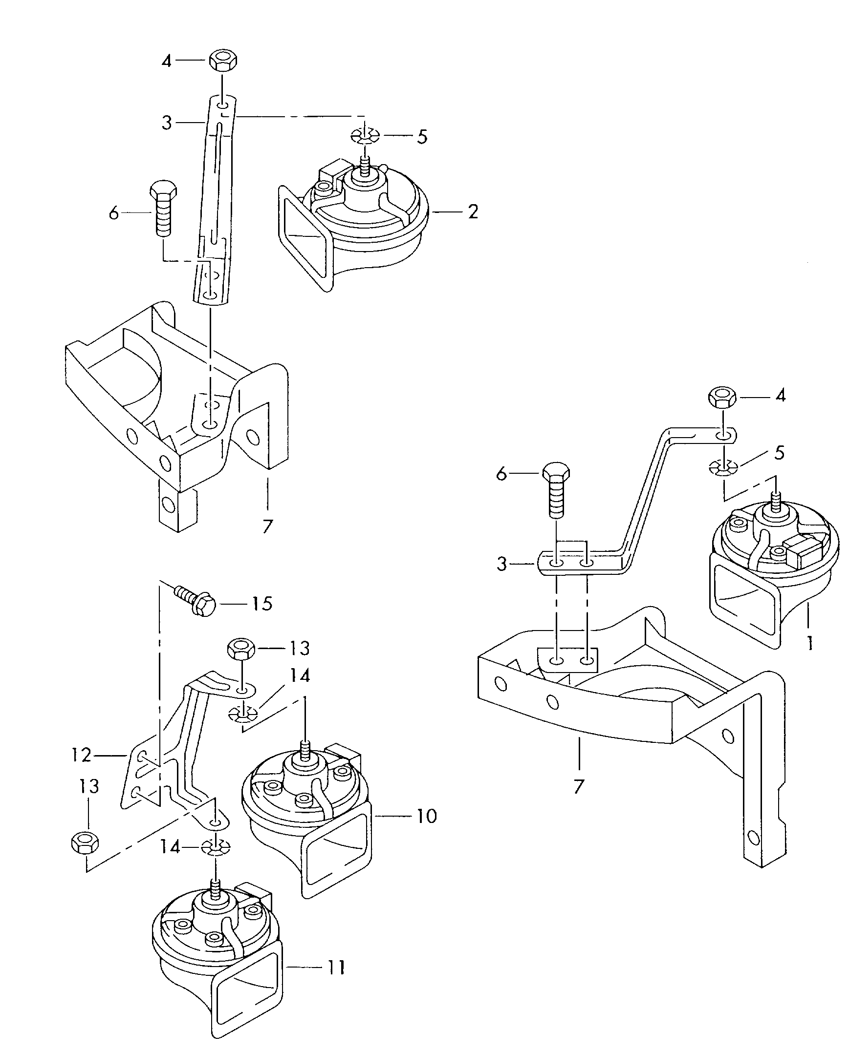 VAG 8D0951223A - Claxon aaoparts.ro