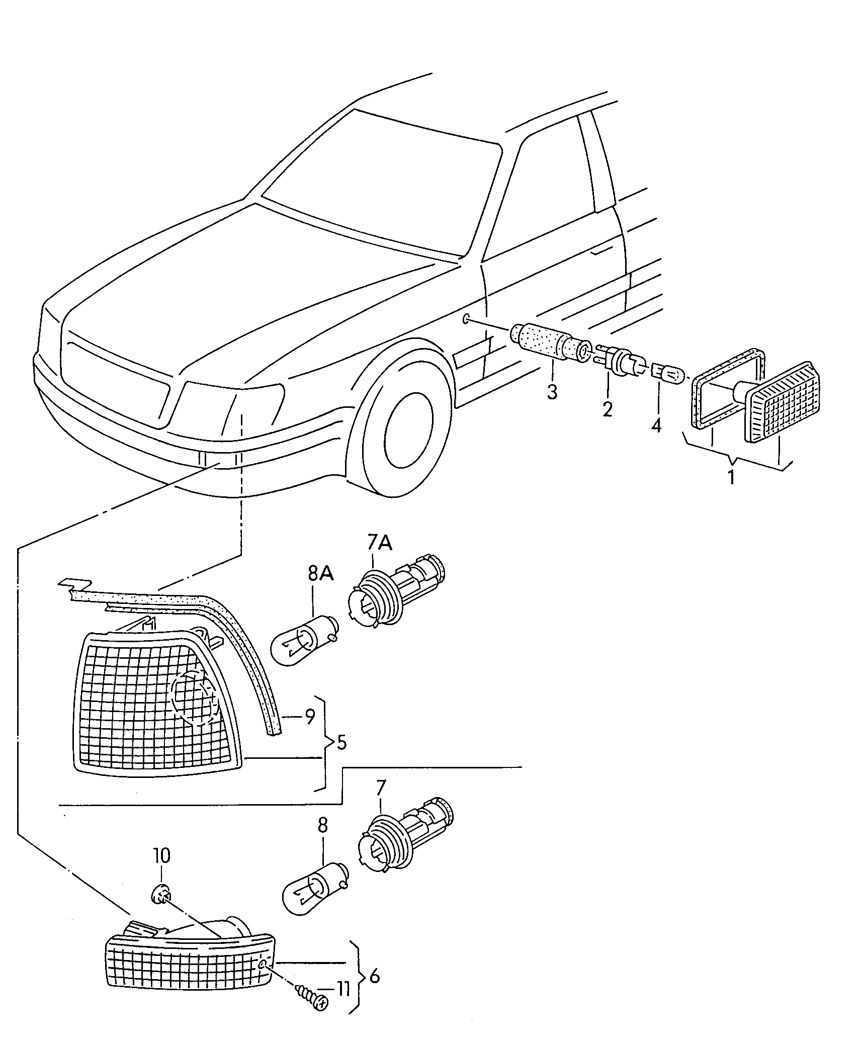 AUDI 161 949 117 - Semnalizator aaoparts.ro