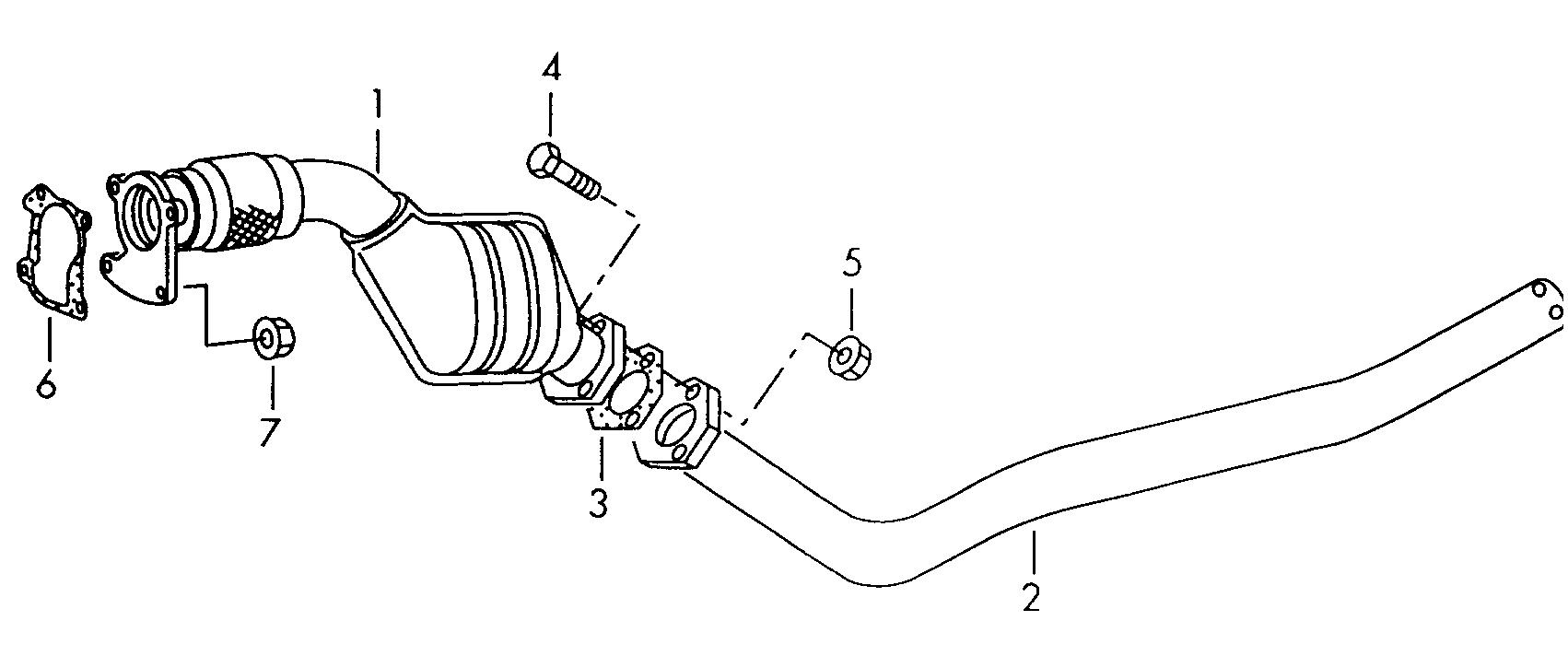 AUDI 3B0254200HX - Catalizator aaoparts.ro