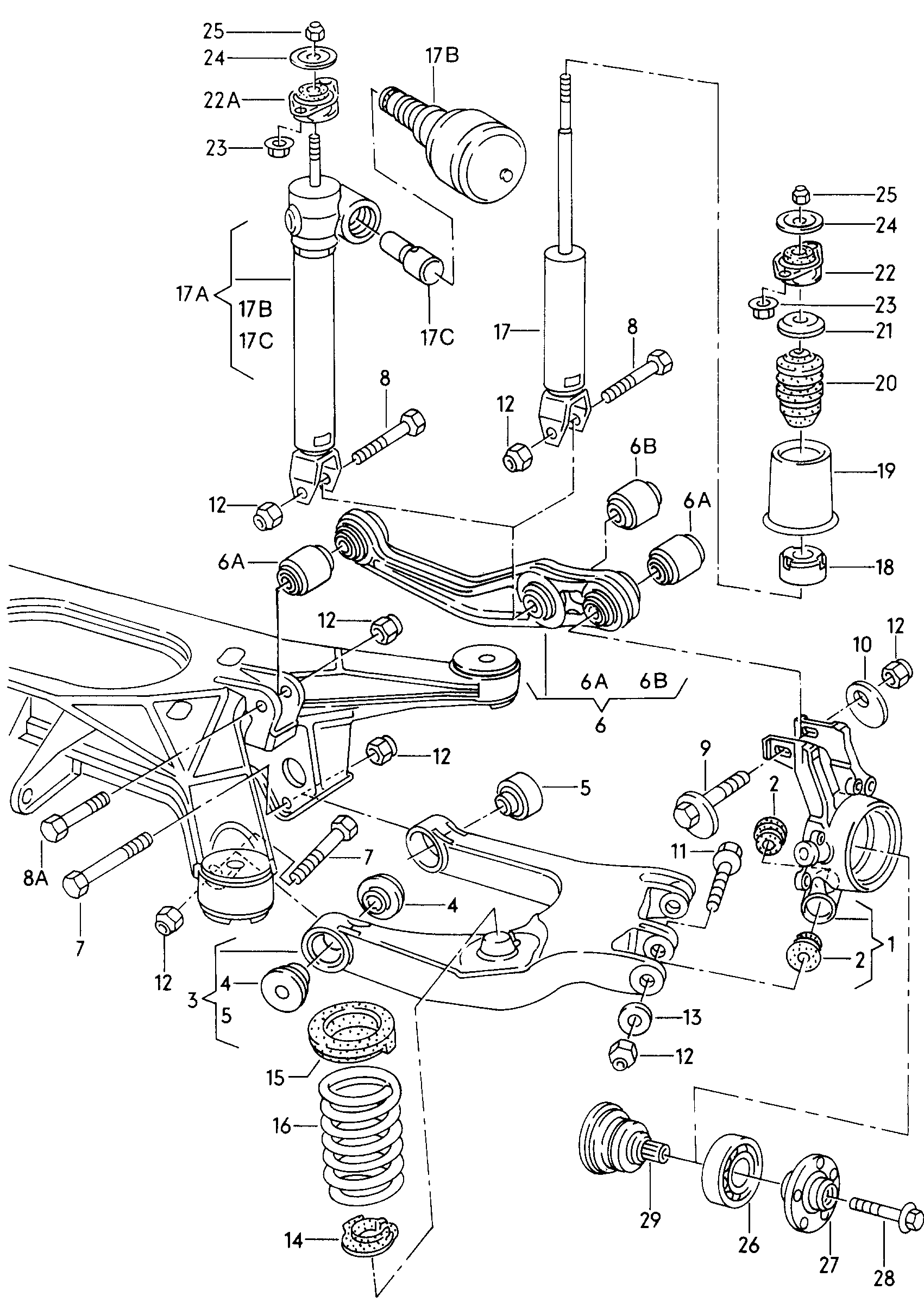 VW 4D0 513 031 L - Amortizor aaoparts.ro