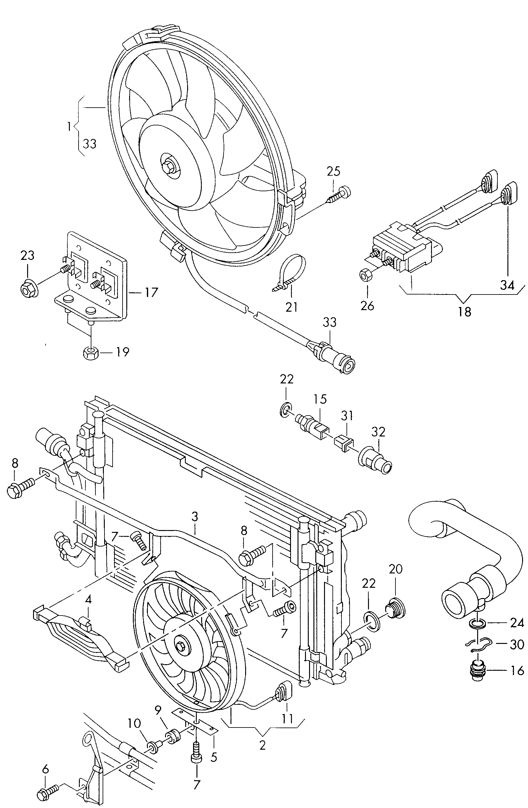 HELLA 8EW 366 420-101 - Ventilator, radiator aaoparts.ro