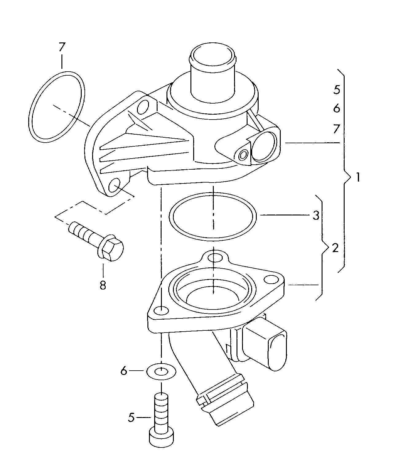 TRUCKTEC 07.19.264 - Termostat,lichid racire aaoparts.ro