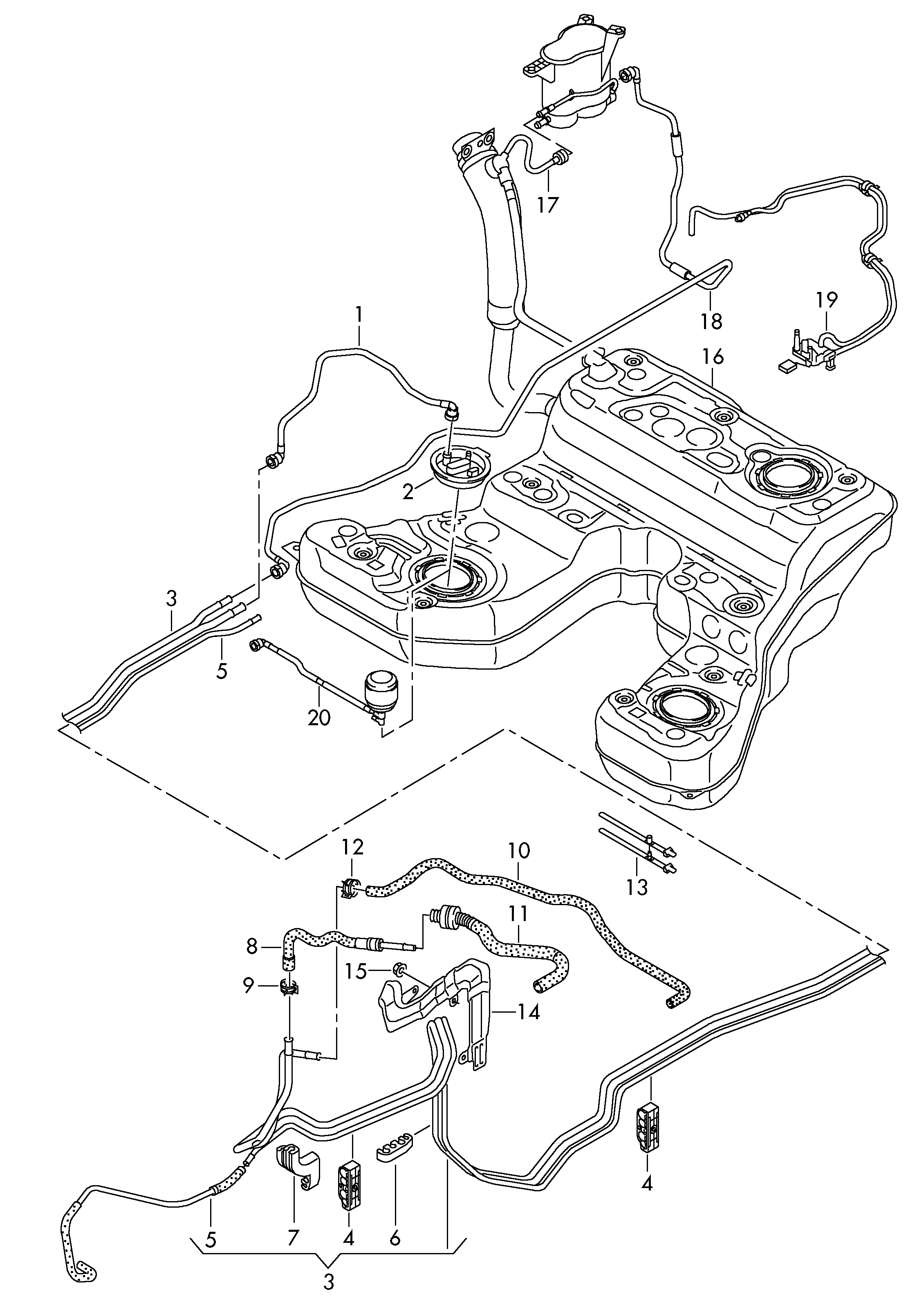 AUDI 4H0 201 511A - Filtru combustibil aaoparts.ro