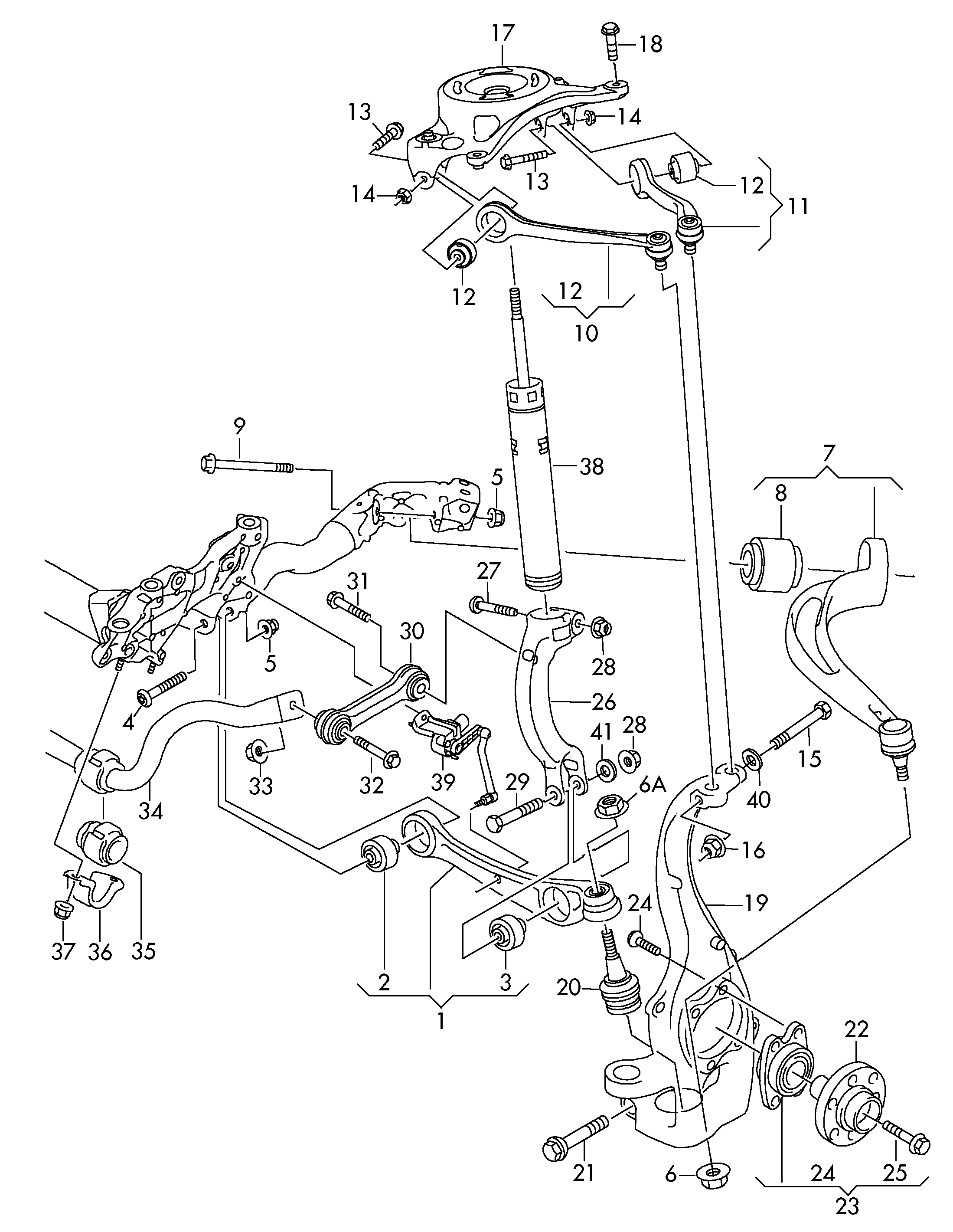 AUDI (SAIC) 8K0 411 317 D - Brat / bieleta suspensie, stabilizator aaoparts.ro