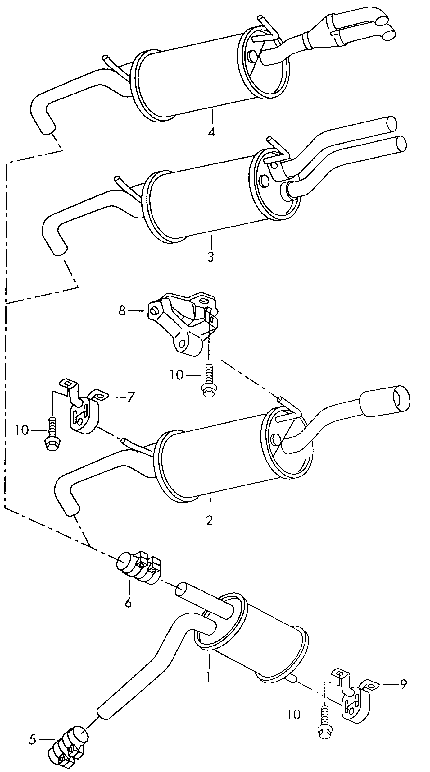 VAG 4B0 253 144 J - Cuzinet, stabilizator aaoparts.ro