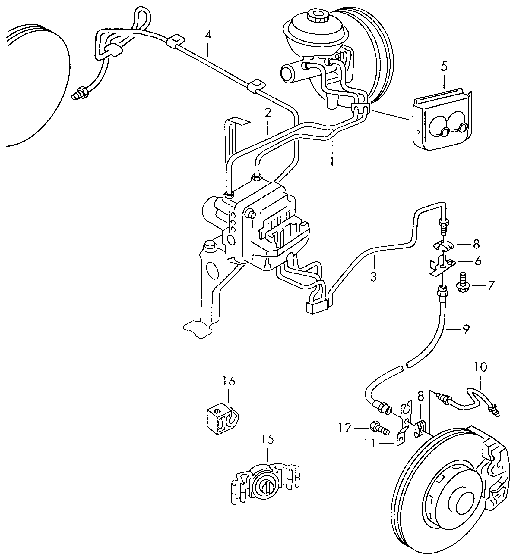 BOSCH 1 987 476 717 - Furtun frana aaoparts.ro