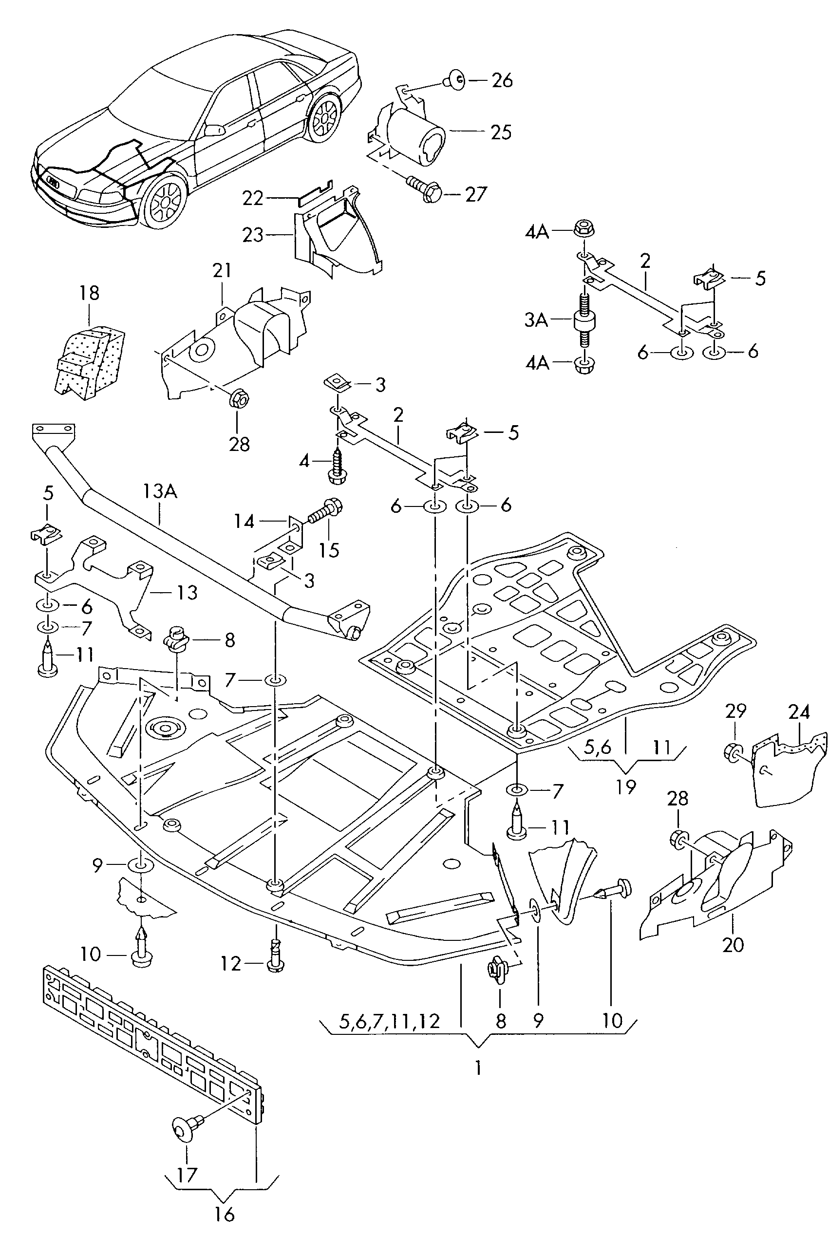 FA1 11-20033.10 - Clips, acoperire decorativa si protectie aaoparts.ro
