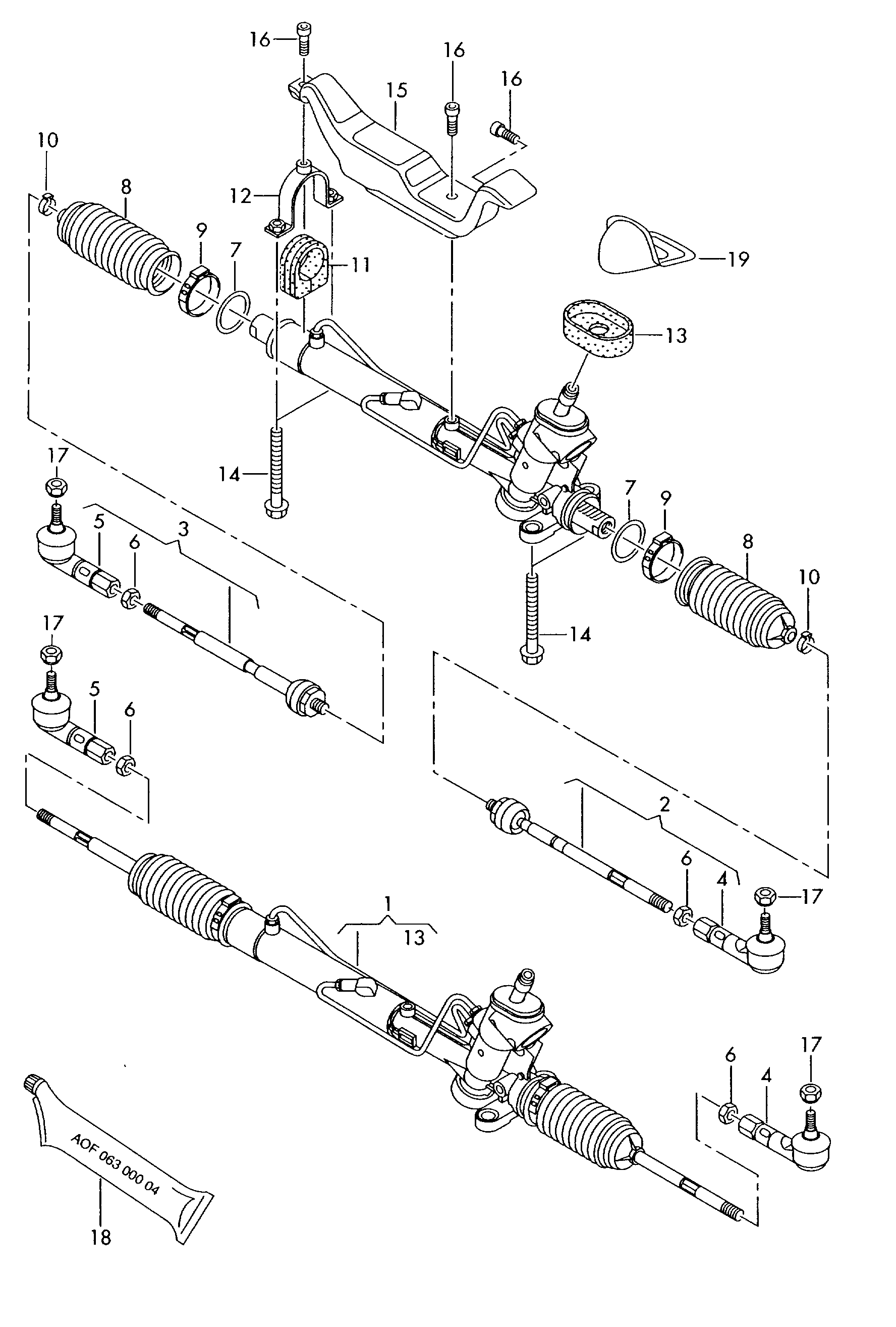 VW 8Z0.423.803F - Articulatie axiala, cap de bara aaoparts.ro