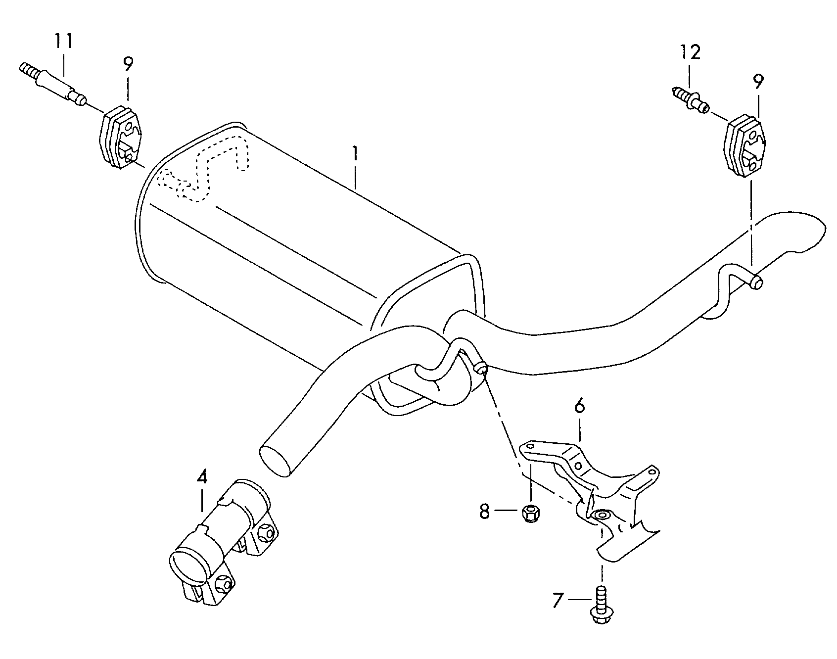 Skoda 893 253 139 - Conector teava, sistem de esapament aaoparts.ro