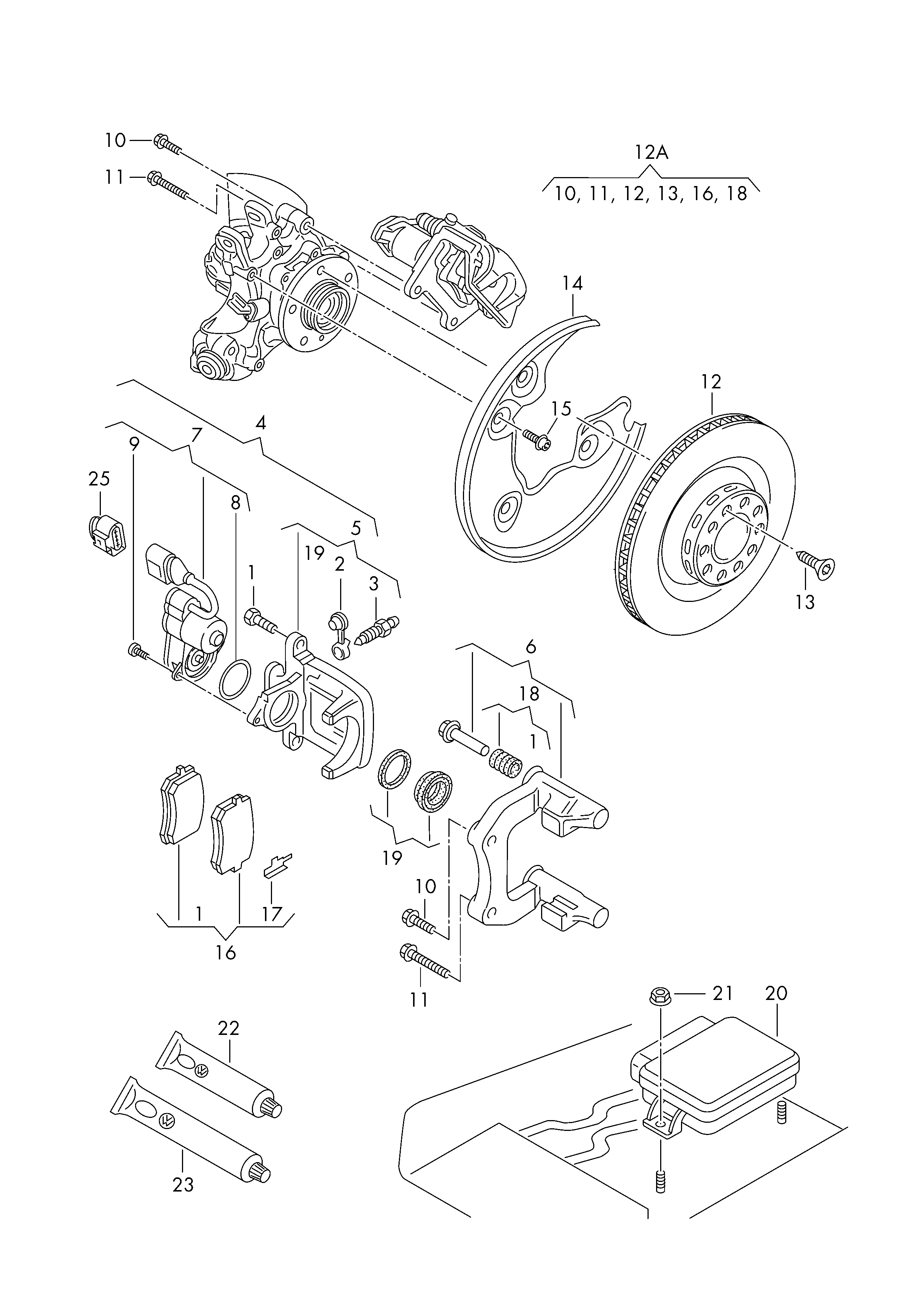 AUDI 8K0 698 451 C - Set placute frana,frana disc aaoparts.ro