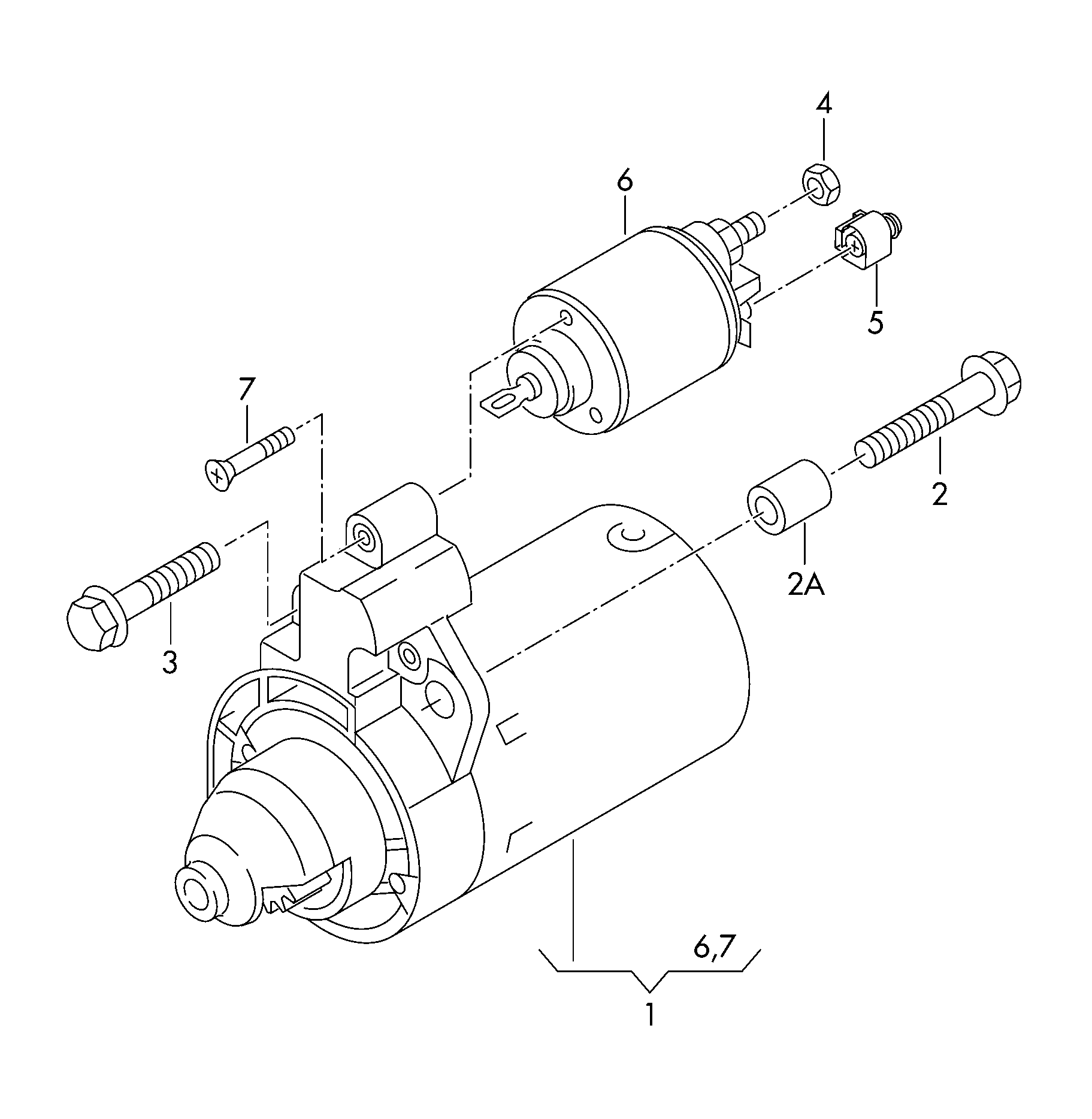 VW 03L 911 021 H - Starter aaoparts.ro