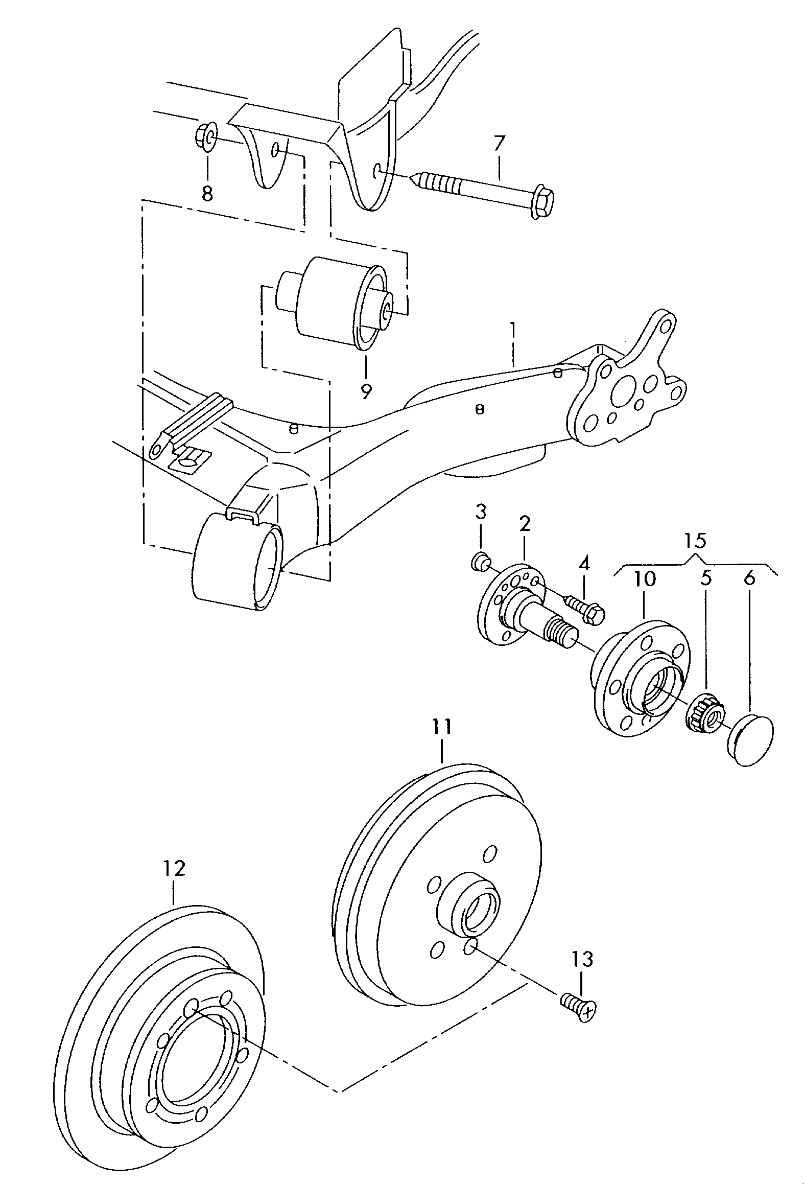 VAG 6R0501541C - Suport,trapez aaoparts.ro